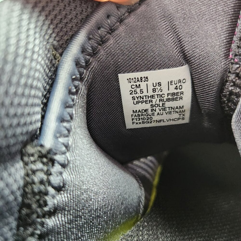 Versablast Asics Style 1012A835 Running Shoe New Grey, Piedmont Grey - Picture 7 of 7